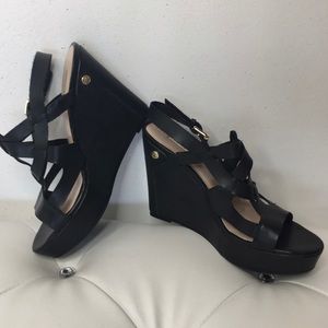 Guess Black Wedges